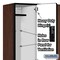 Salsbury Industries Wardrobe Locker, 45" W, 18" D, 76" H, (3) Wide, (6) Openings, Mahogany 22368MAH - alternate 8
